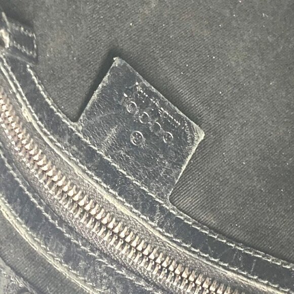 GUCCI 109106 GG logo Bag Crossbody Shoulder Bag GGCanvas/Leather Black - Picture 14 of 16